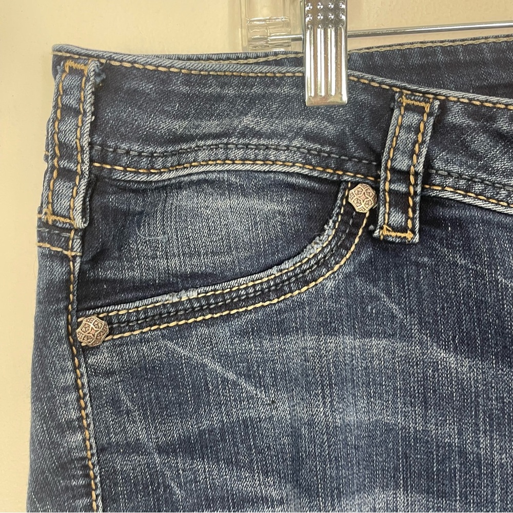 Judy Blue Classic Distressed Skinny Jeans W13 - Picture 5 of 5